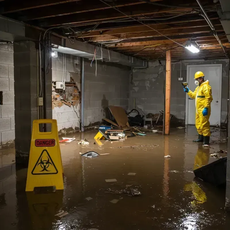 Flooded Basement Electrical Hazard in Bryans Road, MD Property